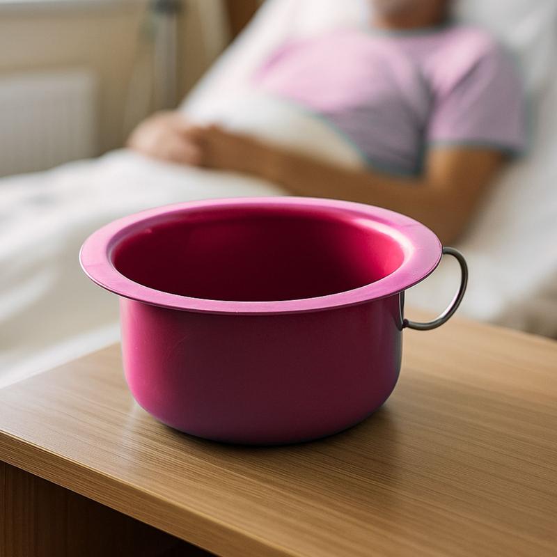 Urinol Penico Adulto Rosa de Plástico Hospital Idosos - Arqplast